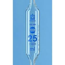 Pipetas aforadas, BLAUBRAND®, 8ml, clase AS, 1 aforo, vidrio AR-GLAS®, DE-M. Compra por múltiplo de 6/Precio x un. Brand.